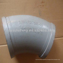 Cotovelo longo ST52 dobra o cotovelo da bomba concreta DN100 * R1000 60D